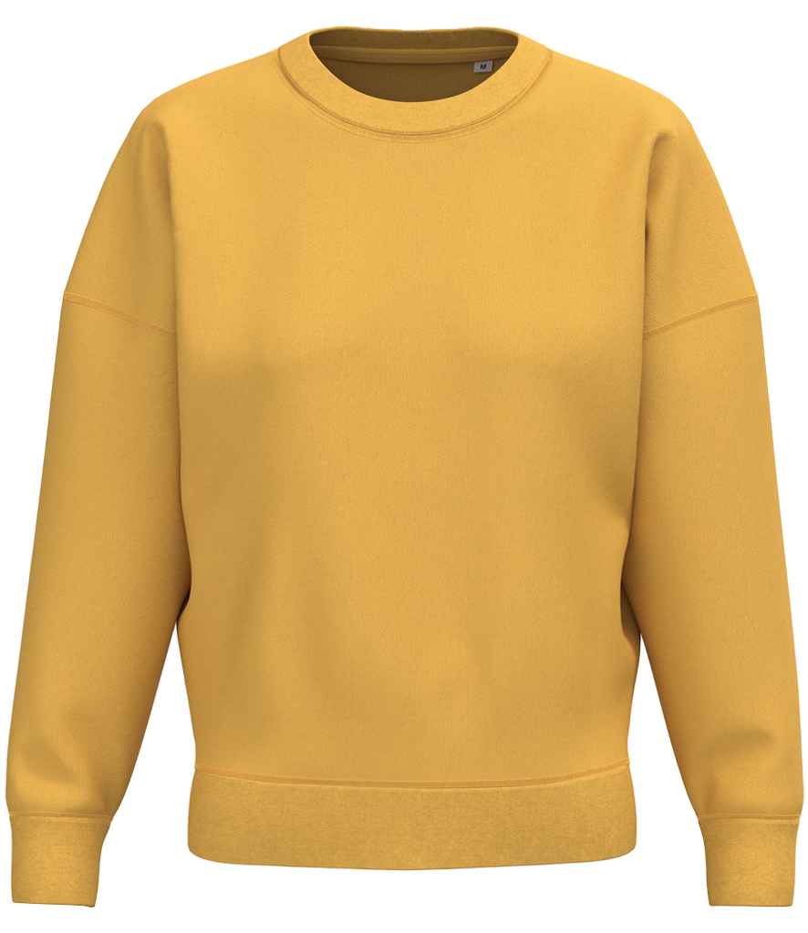 native spirit native spirit ladies crew neck sweatshirt - sun yellow (ns439)