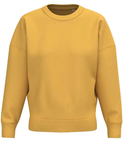 native spirit native spirit ladies crew neck sweatshirt - sun yellow (ns439)