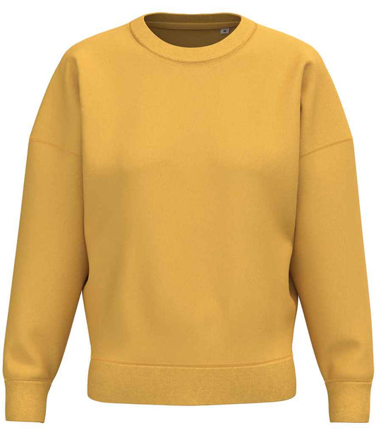 native spirit native spirit ladies crew neck sweatshirt - sun yellow (ns439)