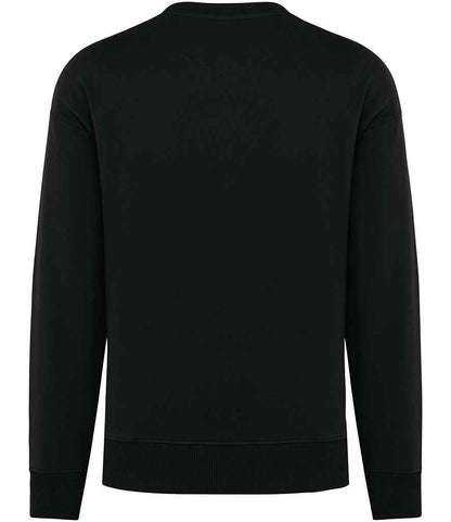 native spirit native spirit unisex oversized sweatshirt - black (ns440)