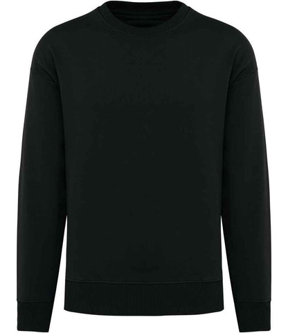 native spirit native spirit unisex oversized sweatshirt - black (ns440)