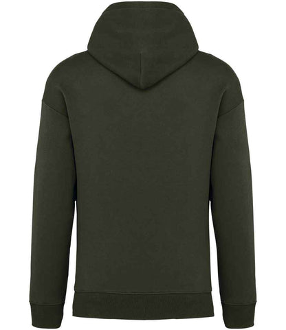 native spirit native spirit unisex oversized hooded sweatshirt - organic khaki (ns441)