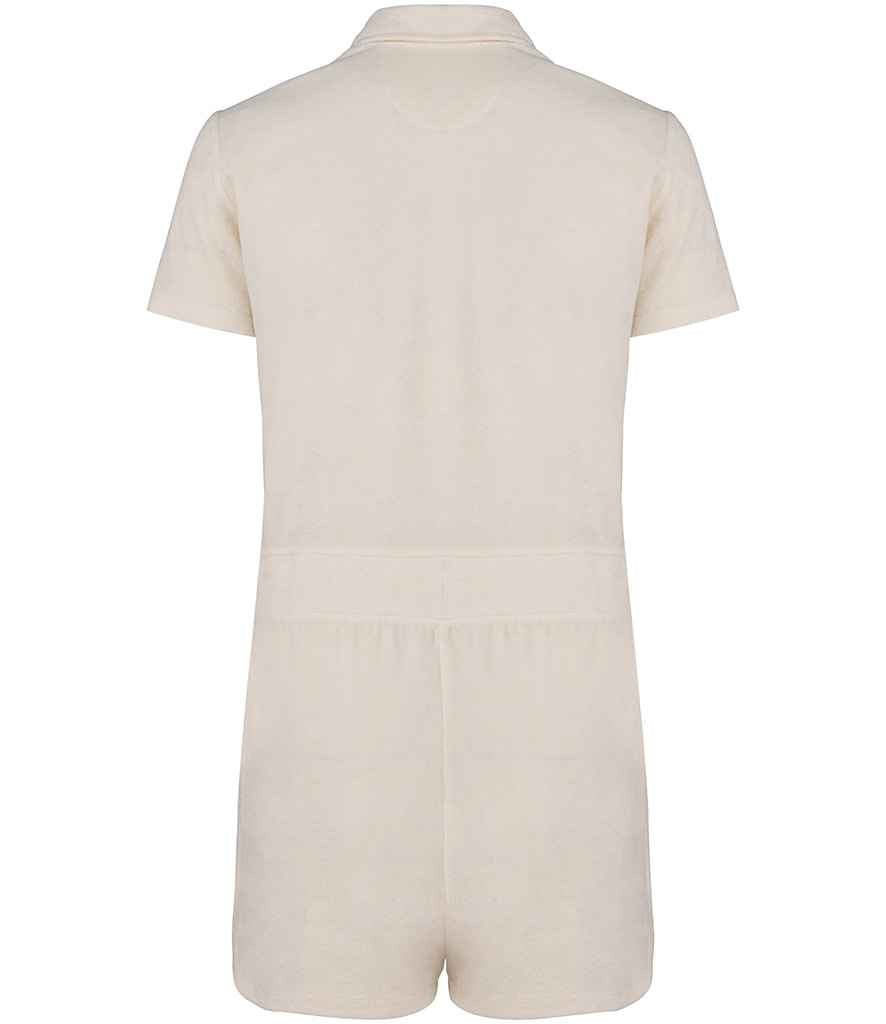 native spirit native spirit ladies terry towel short overall - ivory (ns5002)