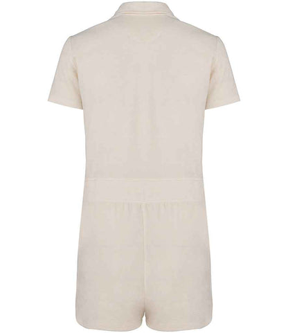 native spirit native spirit ladies terry towel short overall - ivory (ns5002)