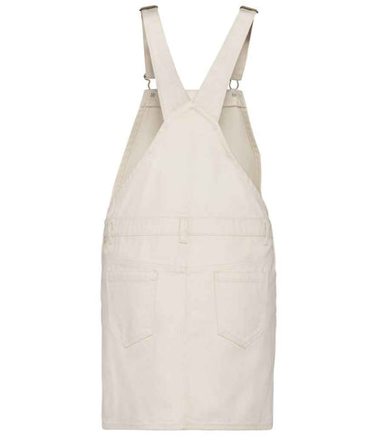 native spirit native spirit ladies dungarees dress - ivory (ns5010)