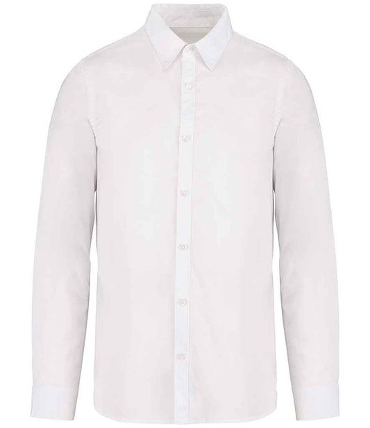 native spirit native spirit washed long sleeve shirt - washed white (ns502)