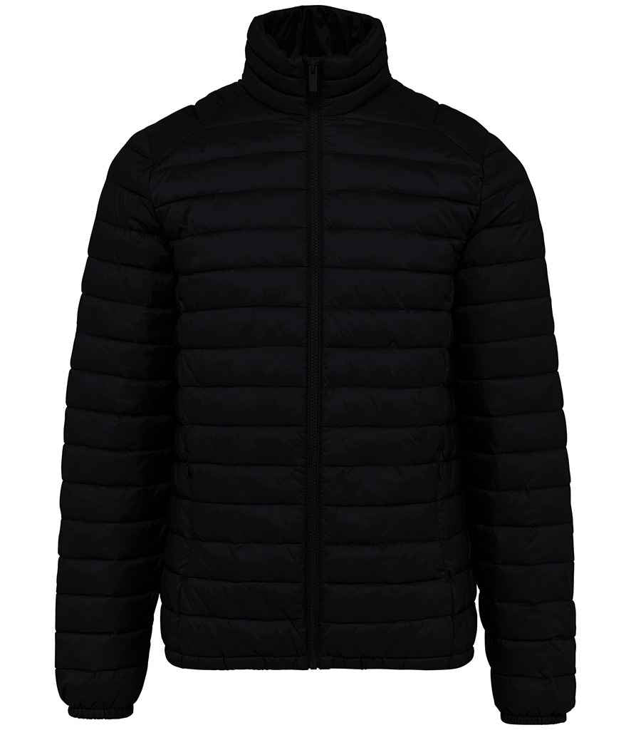 native spirit native spirit lightweight recycled padded jacket - black (ns6000)