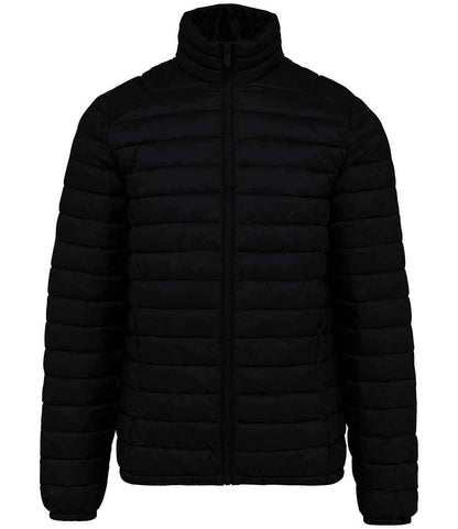 native spirit native spirit lightweight recycled padded jacket - black (ns6000)