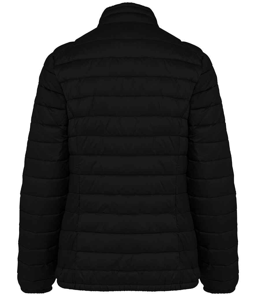 native spirit native spirit ladies lightweight recycled padded jacket - black (ns6001)
