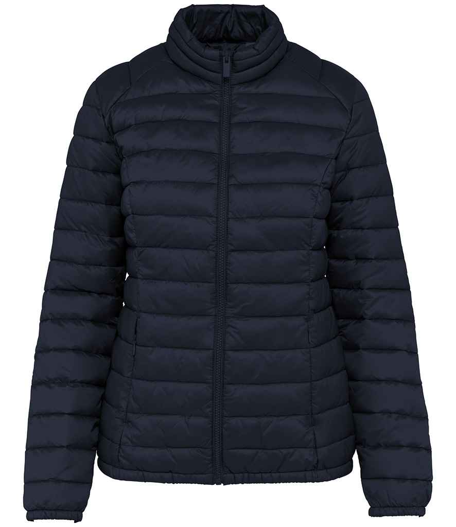 native spirit native spirit ladies lightweight recycled padded jacket - navy (ns6001)