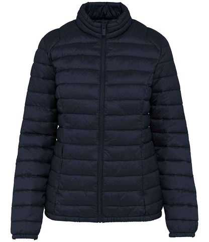 native spirit native spirit ladies lightweight recycled padded jacket - navy (ns6001)