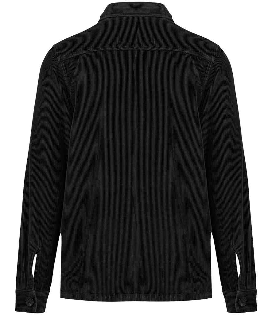native spirit native spirit corduroy jacket - washed black (ns603)