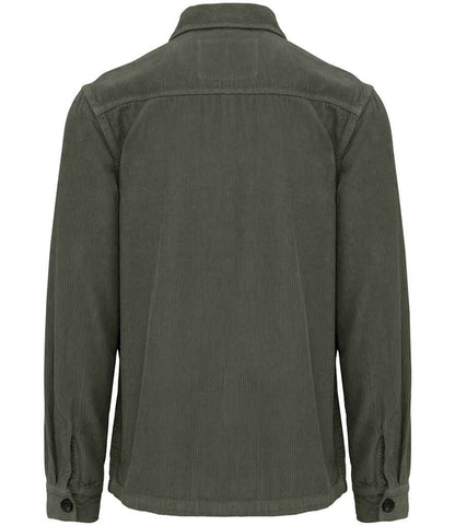 native spirit native spirit corduroy jacket - washed organic khaki (ns603)