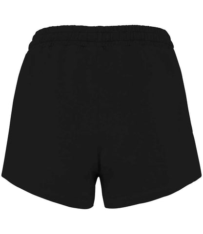native spirit native spirit ladies terry 280 shorts - washed black (ns715)