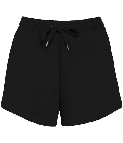 native spirit native spirit ladies terry 280 shorts - washed black (ns715)