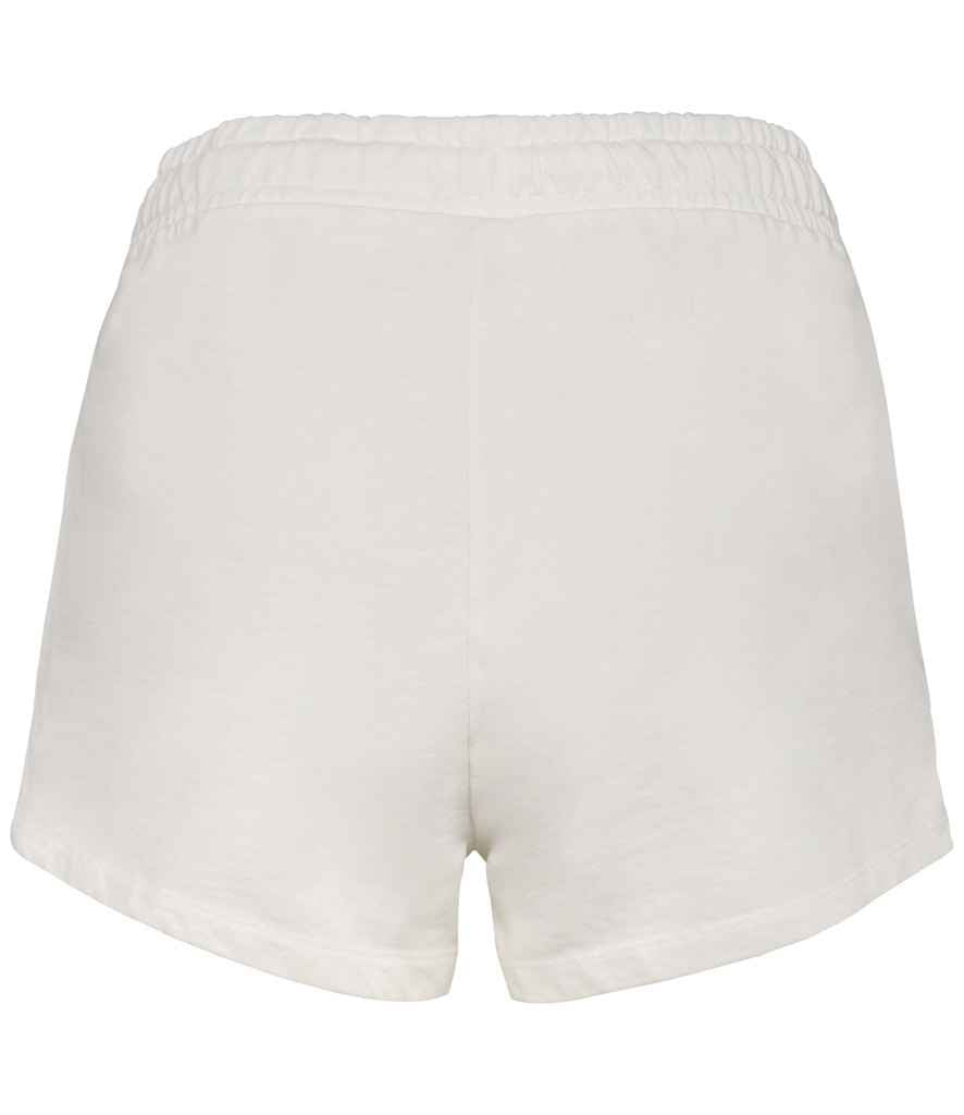 native spirit native spirit ladies terry 280 shorts - washed ivory (ns715)