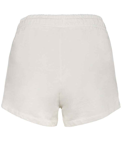 native spirit native spirit ladies terry 280 shorts - washed ivory (ns715)
