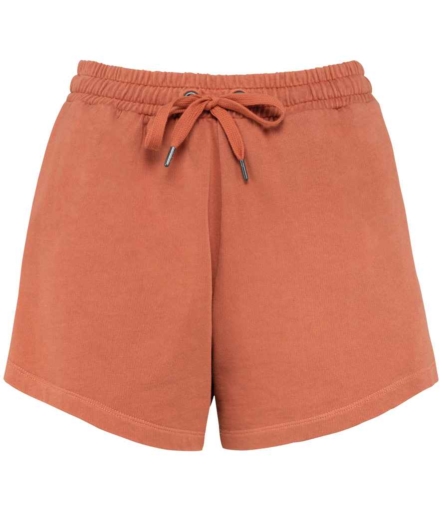 native spirit native spirit ladies terry 280 shorts - washed pomelo (ns715)