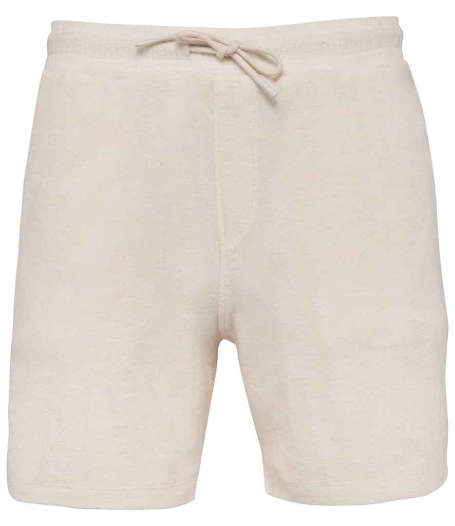 native spirit native spirit terry towel shorts - ivory (ns727)