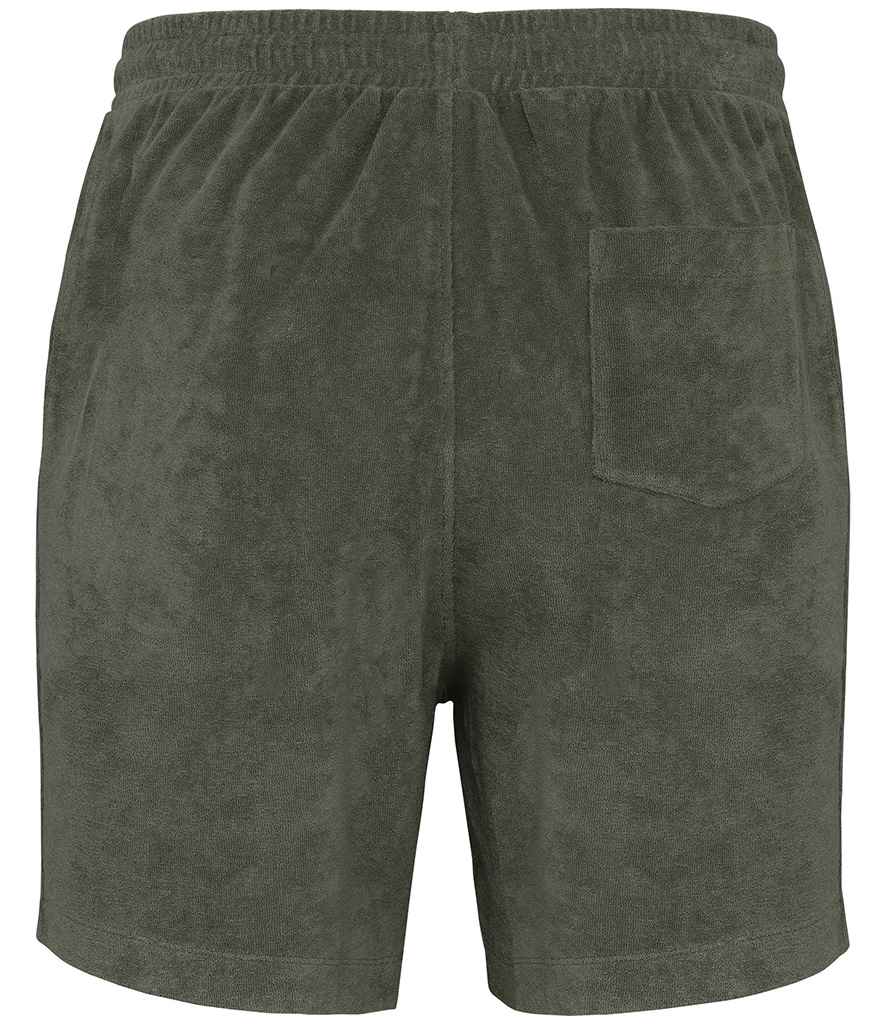 native spirit native spirit terry towel shorts - organic khaki (ns727)