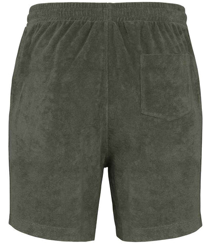 native spirit native spirit terry towel shorts - organic khaki (ns727)