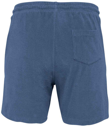 native spirit native spirit terry towel shorts - riviera blue (ns727)