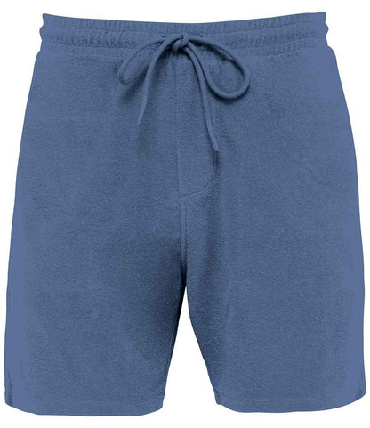 native spirit native spirit terry towel shorts - riviera blue (ns727)