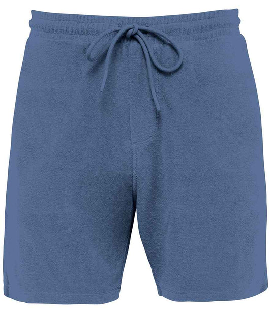 native spirit native spirit terry towel shorts - riviera blue (ns727)
