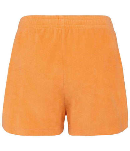 native spirit native spirit ladies terry towel shorts - apricot (ns728)