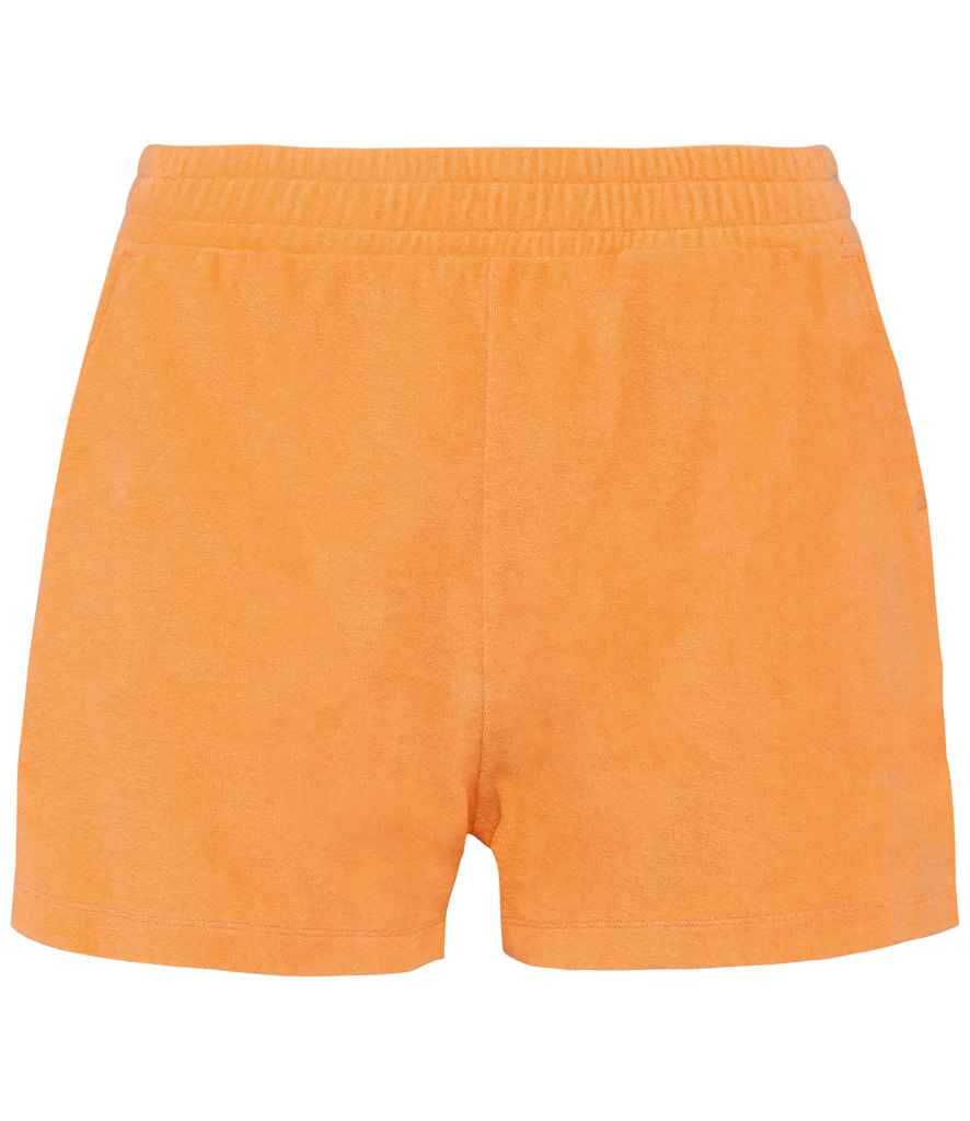 native spirit native spirit ladies terry towel shorts - apricot (ns728)