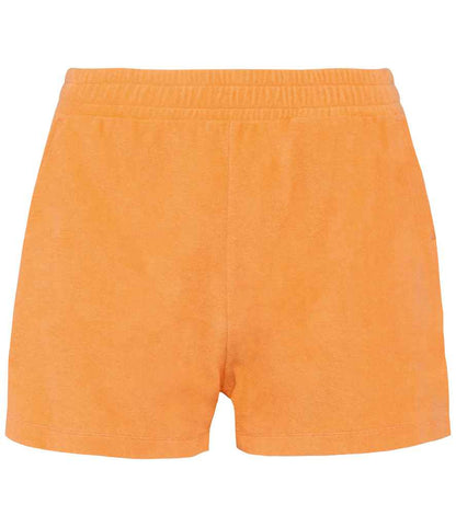 native spirit native spirit ladies terry towel shorts - apricot (ns728)
