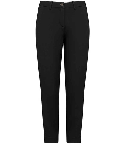 native spirit native spirit ladies chino trousers - black (ns737)