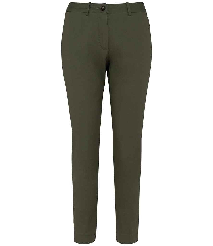 native spirit native spirit ladies chino trousers - organic khaki (ns737)