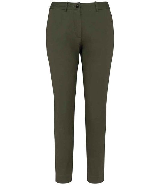 native spirit native spirit ladies chino trousers - organic khaki (ns737)