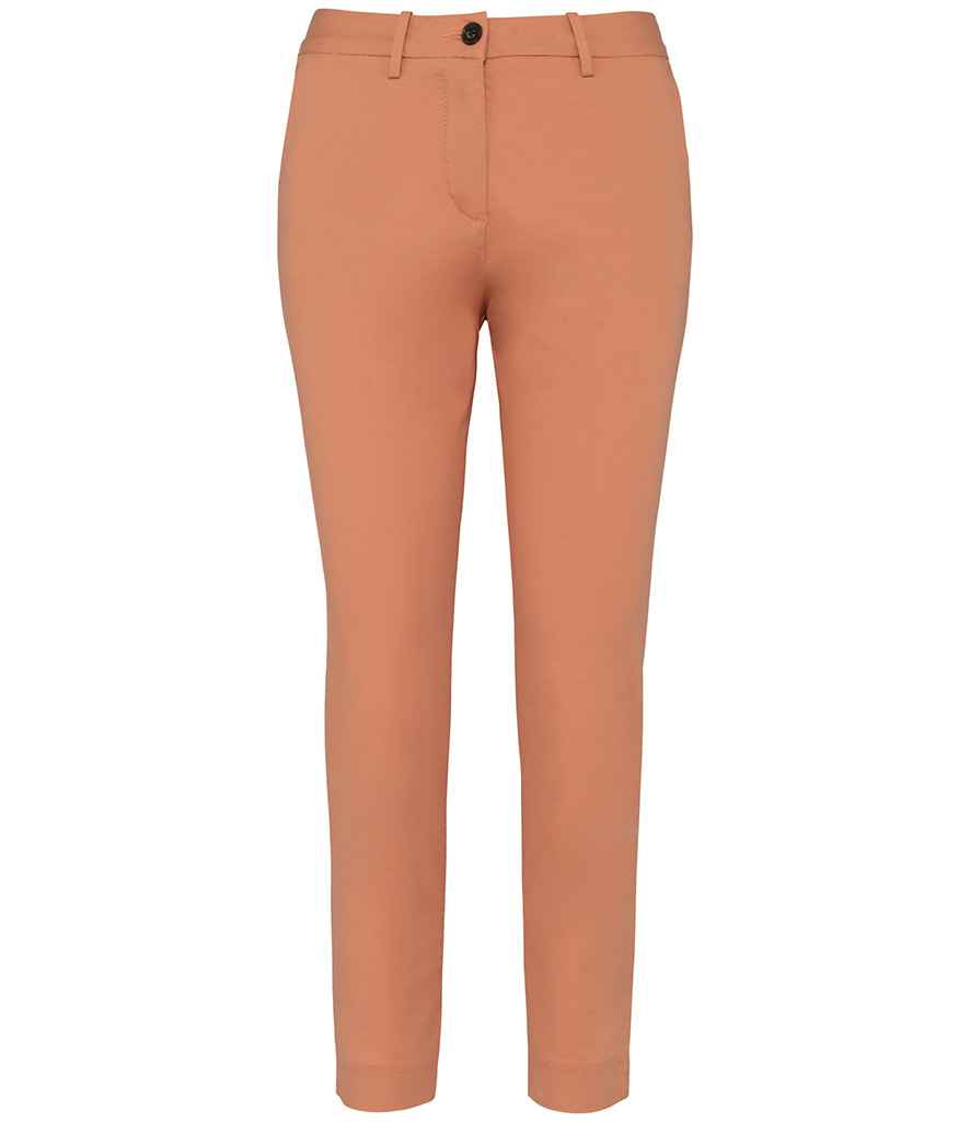 native spirit native spirit ladies chino trousers - peach (ns737)
