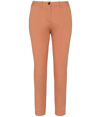 native spirit native spirit ladies chino trousers - peach (ns737)