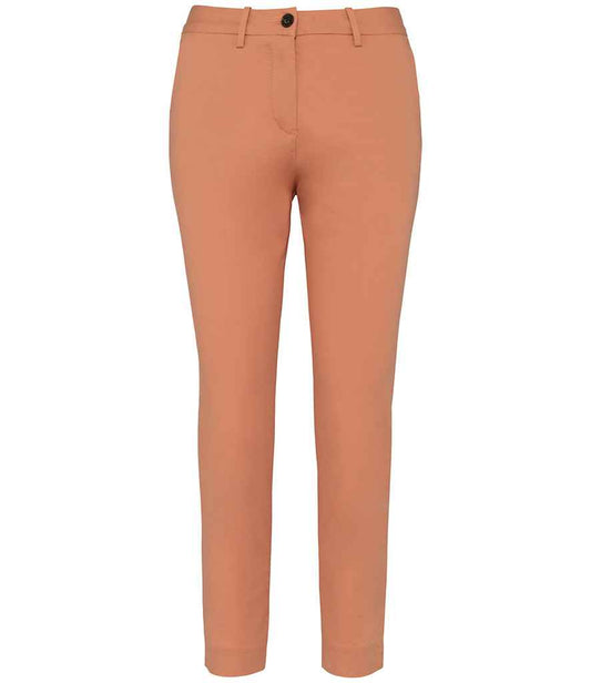 native spirit native spirit ladies chino trousers - peach (ns737)
