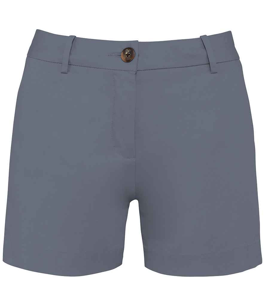 native spirit native spirit ladies chino shorts - mineral grey (ns739)