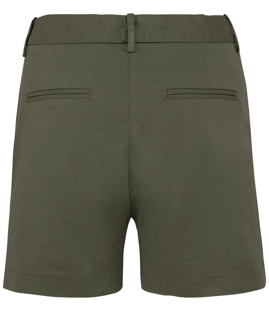 native spirit native spirit ladies chino shorts - organic khaki (ns739)