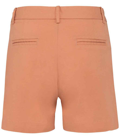 native spirit native spirit ladies chino shorts - peach (ns739)