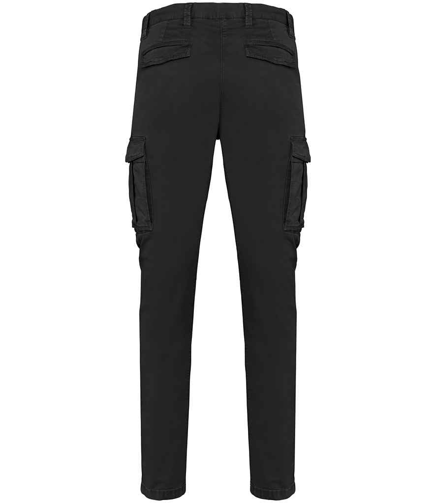 native spirit native spirit washed cargo trousers - washed black (ns740)