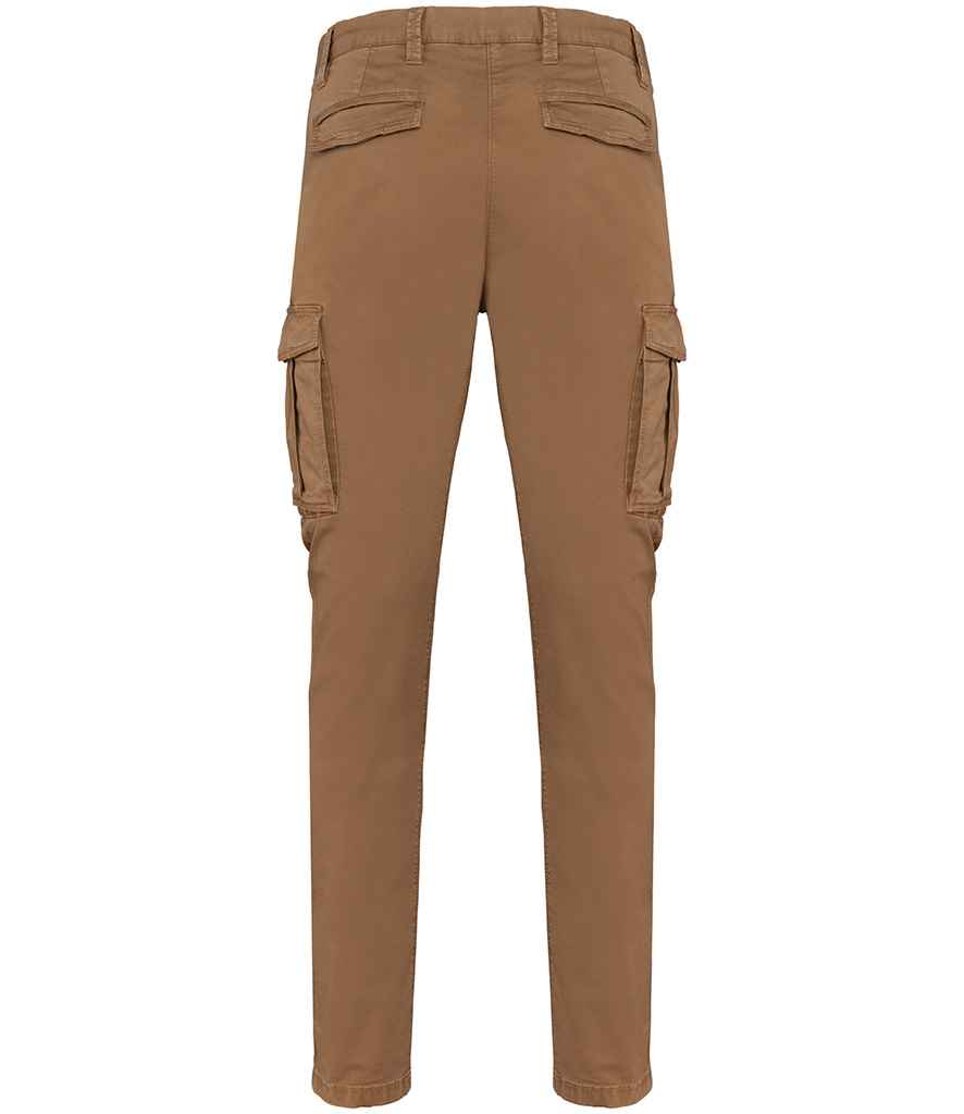 native spirit native spirit washed cargo trousers - washed dark camel (ns740)
