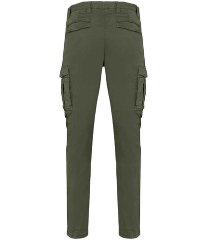 native spirit native spirit washed cargo trousers - washed organic khaki (ns740)