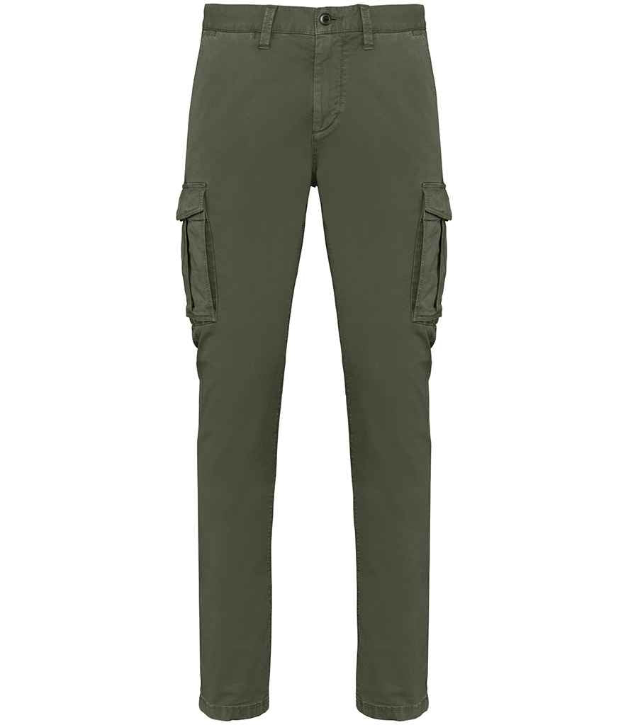 native spirit native spirit washed cargo trousers - washed organic khaki (ns740)
