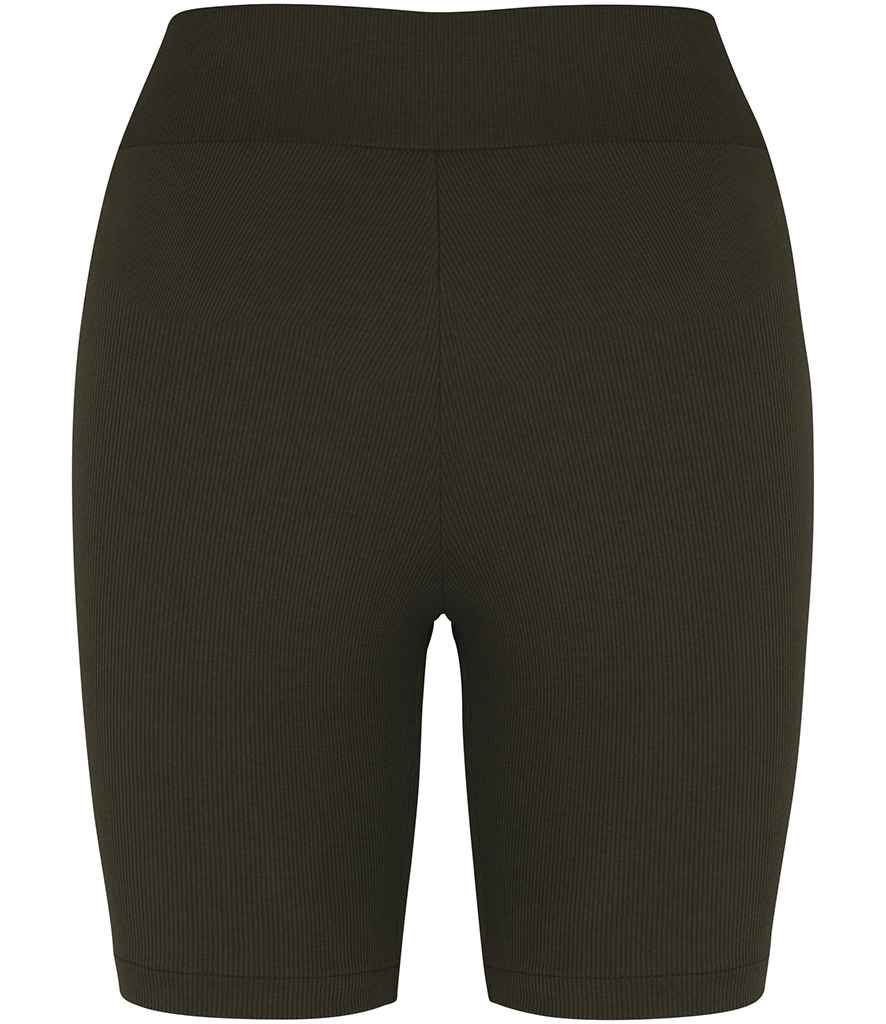 native spirit native spirit ladies ribbed shorts - organic khaki (ns744)