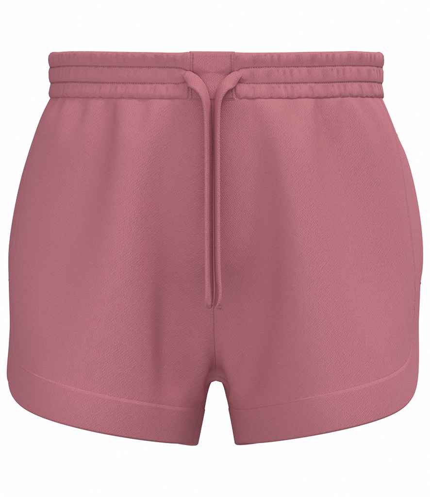 native spirit native spirit ladies french terry shorts - antique rose (ns746)
