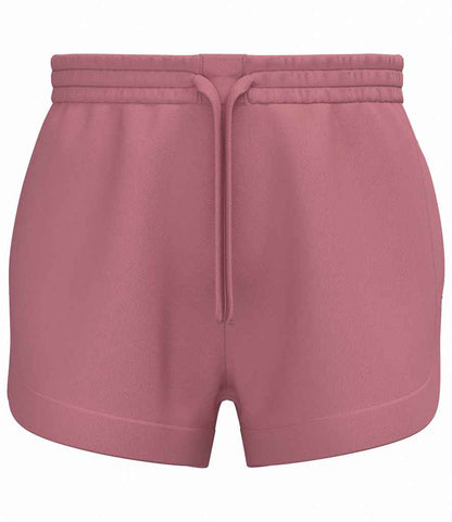 native spirit native spirit ladies french terry shorts - antique rose (ns746)