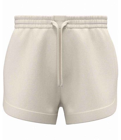 native spirit native spirit ladies french terry shorts - ivory (ns746)