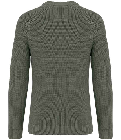native spirit native spirit chunky knit sweater - organic khaki (ns911)