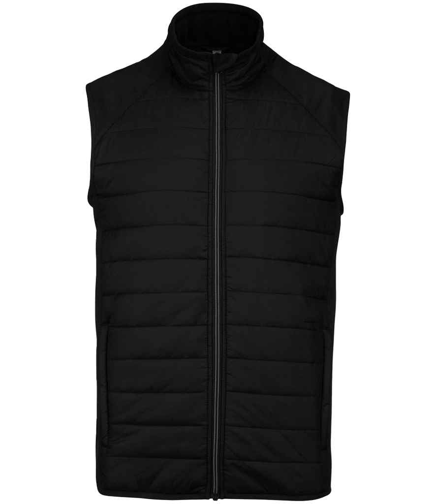 Proact Proact Dual Fabric Sports Bodywarmer - Black/Black (PA235)